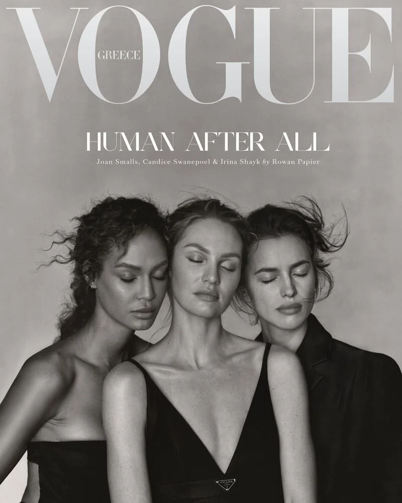 Candice, Irina, Joan in 'Human After All' by Rowan Papier Vogue